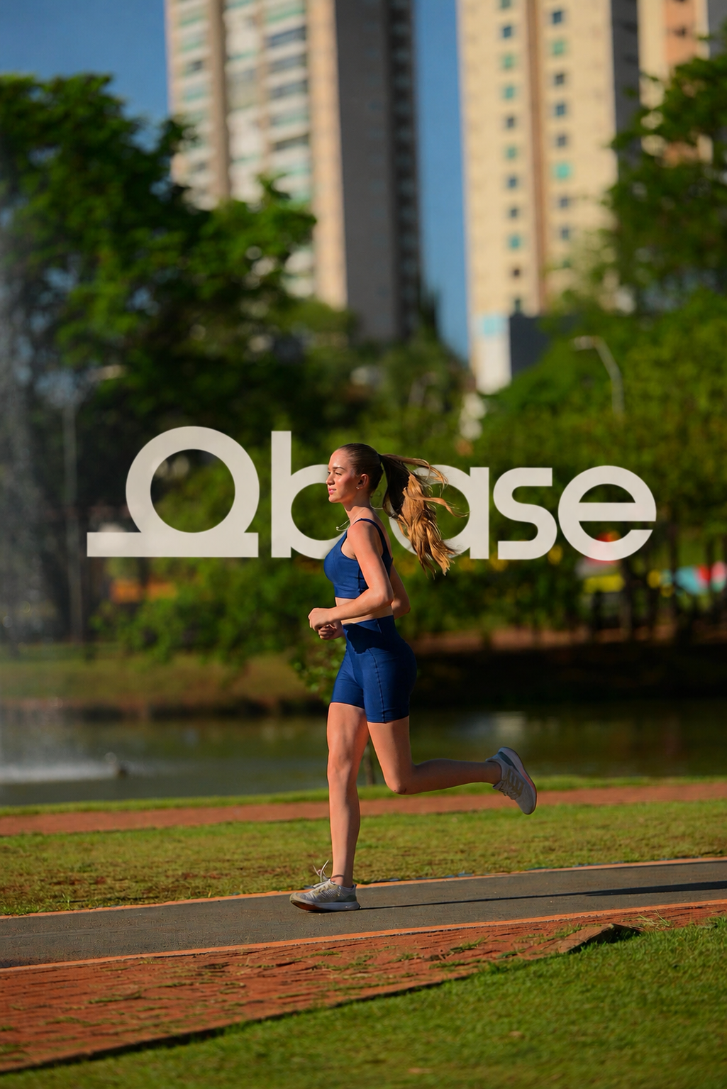 Thalita em campanha esportiva para QBASE
